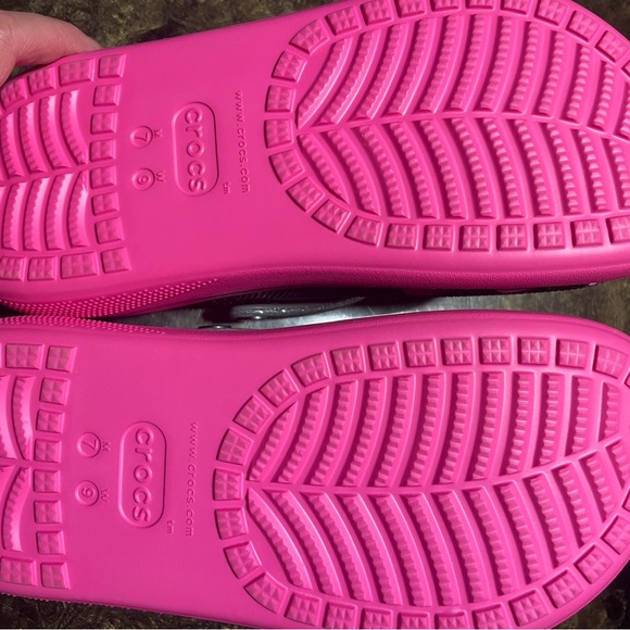 Barbie Crocs, new without tags. Size 9. - Picture 3 of 3